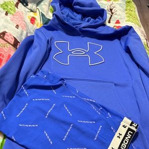 Like New Under Armour outfit hoodie size women’s x-small leggings youth XL